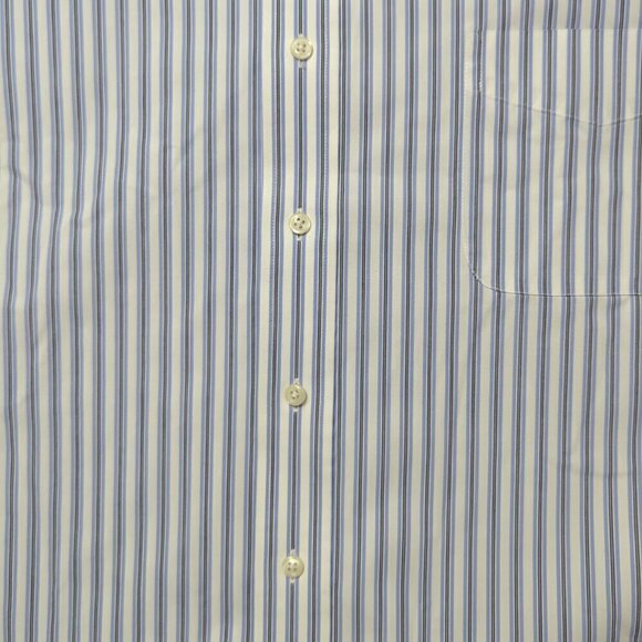 American Living Dress Shirt Size 16 1/2 / 36/37 Color Blue Black White - Picture 6 of 11